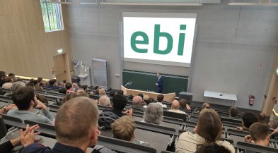 EBI Hörsaal mit Zuschauern